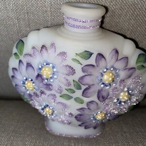 Fenton New Century XXL Perfume Bottle signed by Bill Fenton NO Stopper